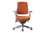 Modeern Leather Medium Back Chair CG-WAU-02M