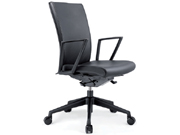 Leather Medium Back Chair CG-932N