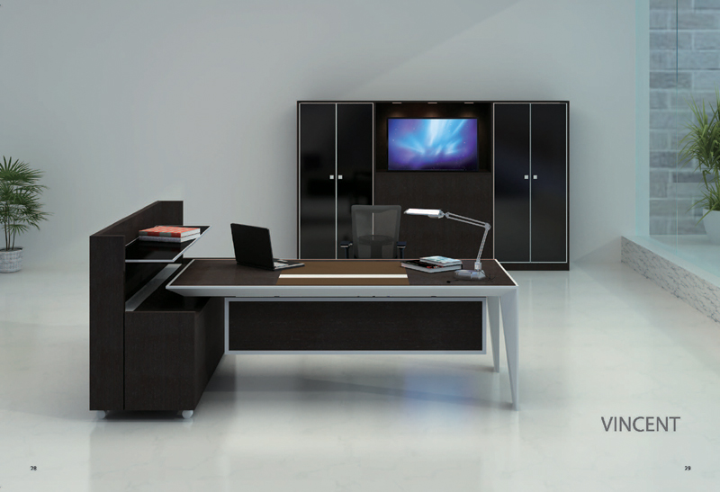 Office Desk|Fashion Executive Desk|Office Furniture|Vincent Series Executive Desk|�칫��|���̨